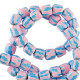 Polymer beads 6mm - Peonia pink